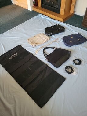 MICHE Purse Set with Black Tote and Accessories